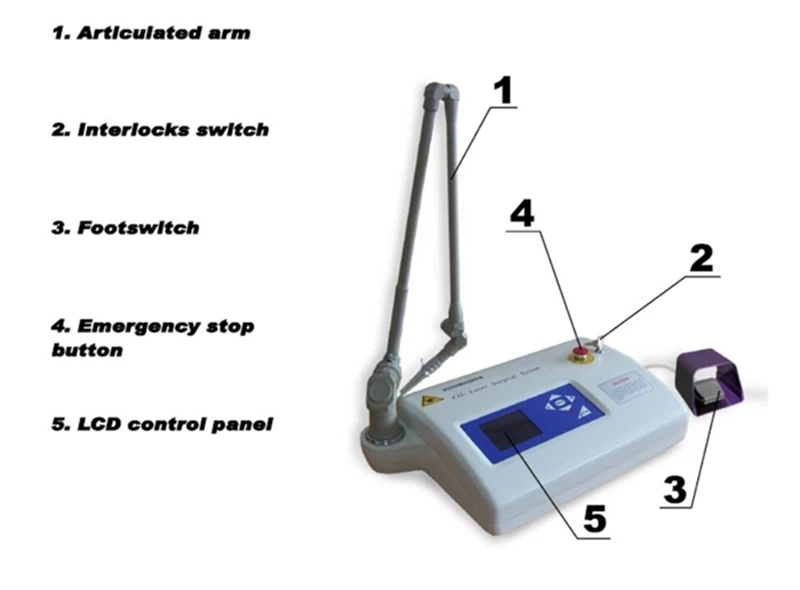 Low Level Laser Therapy  15 w Co2 surgical  laser machine