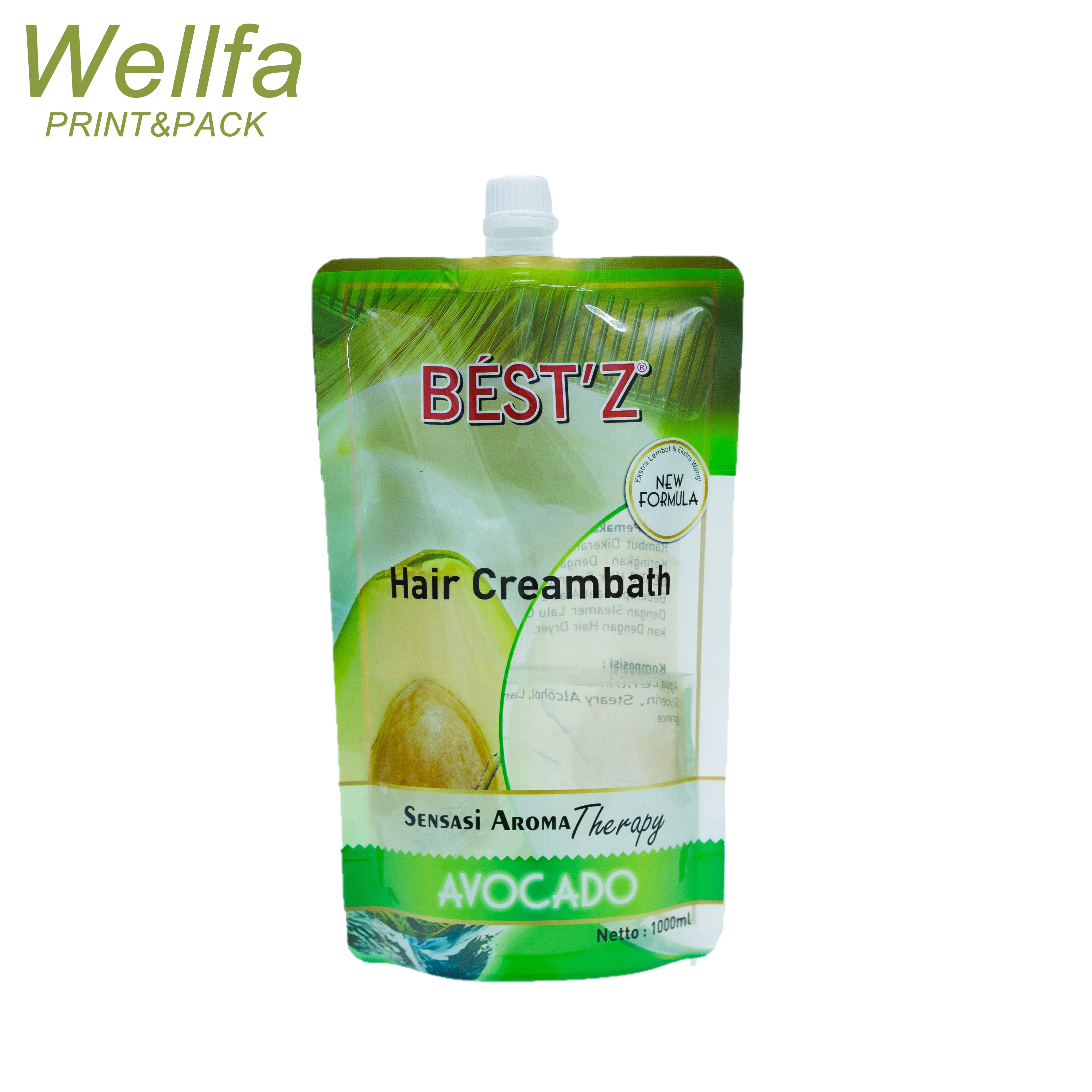 Refillable Liquid Stand up Pouch with Spout for Washing Detergent Liquid Packaging