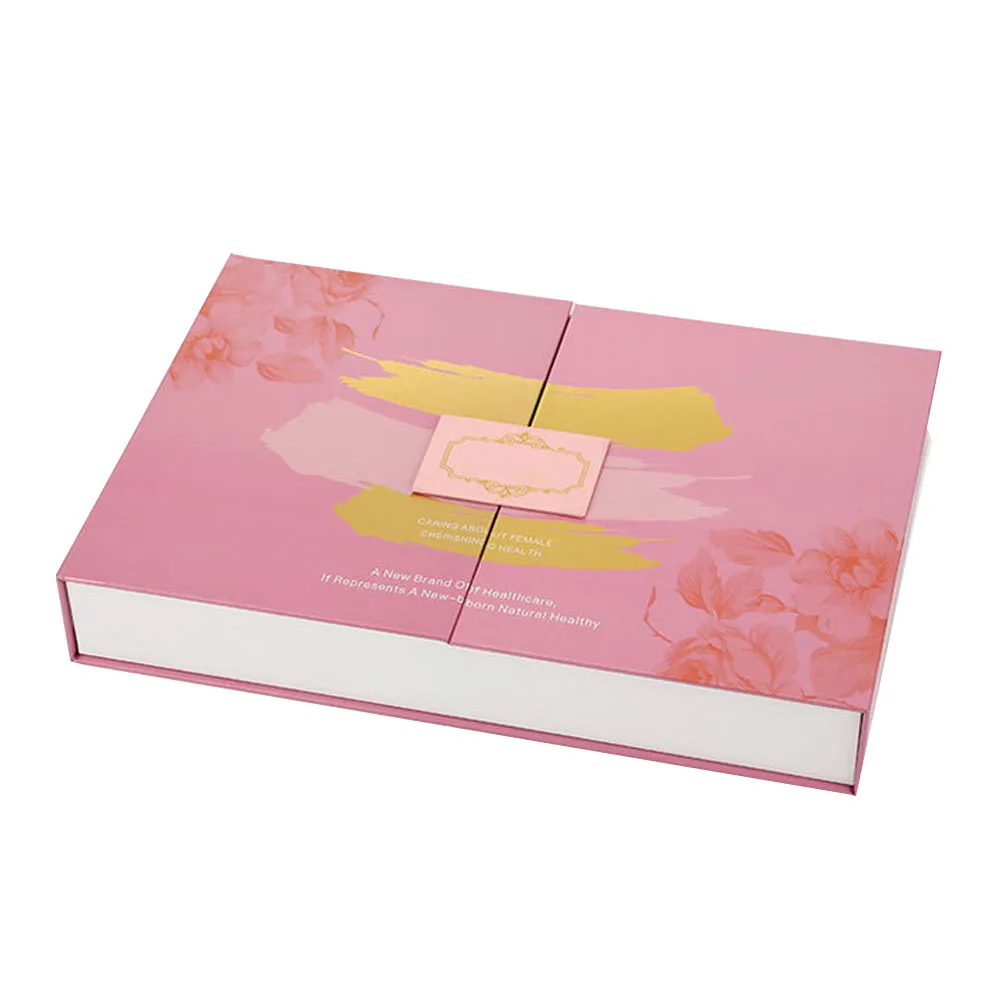 Custom Double Door Cardboard Paper Box Packaging Cosmetic/Perfume Cardboard Box With Insert