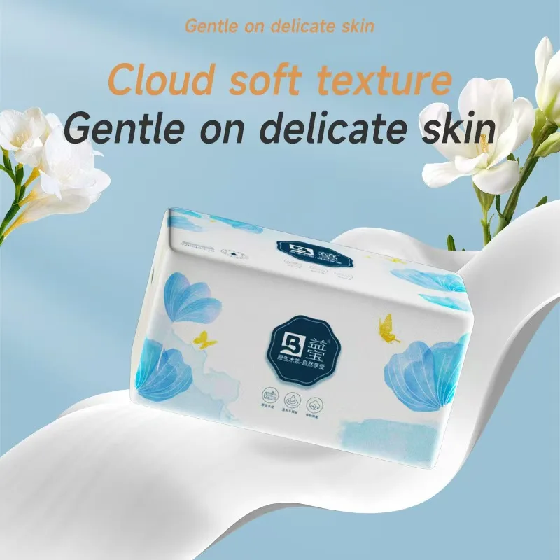 Wholesale Disposable 5 ply Ultra Soft Napkin Facial Tissue Paper For Home Face Cleaning