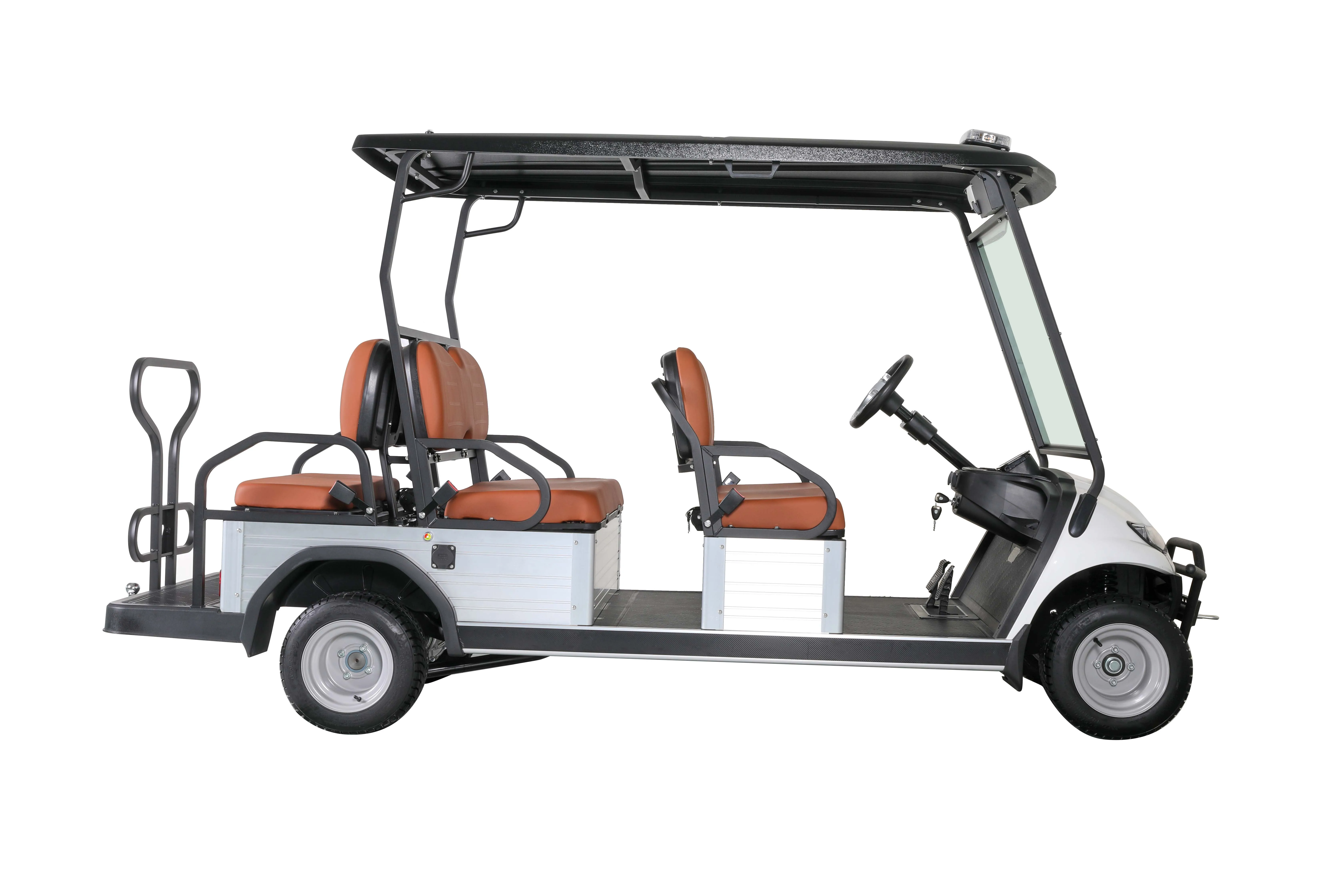 Electric 6-Seater Golf Cart with Cargo Box 5kw Motor 72v/48v Battery CE Certified