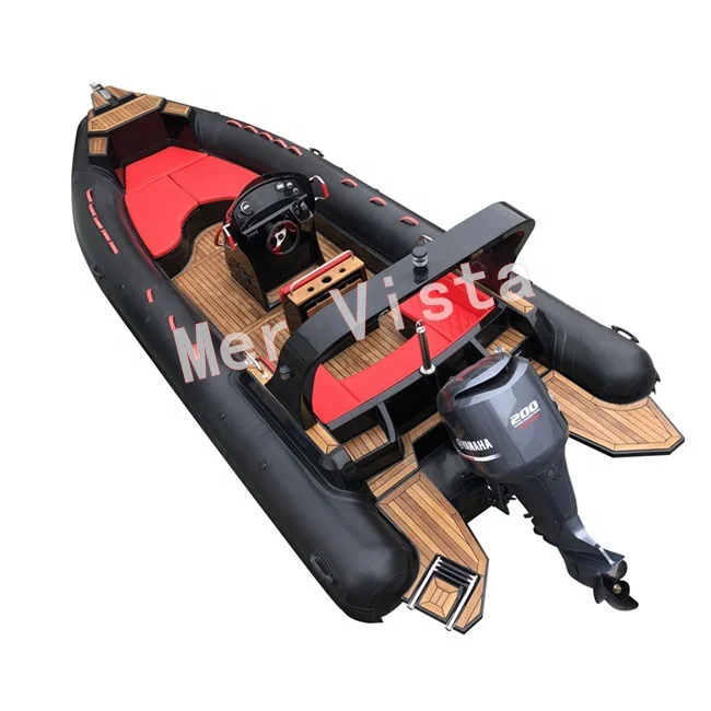 CE RHIB 25ft Rib 760 гипалон жесткая надувная лодка кабина китайские ребристые лодки для продажи