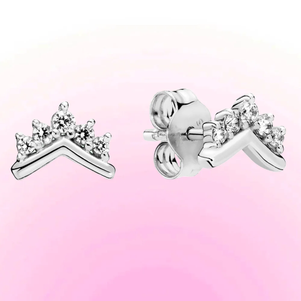 Real 925 sterling silver nickel free earrings Light luxury home casual party wedding clothing with gifts