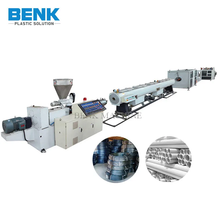 pvc pipe making screw and barrel drink machine hot water orange electric conduit plastic extruders