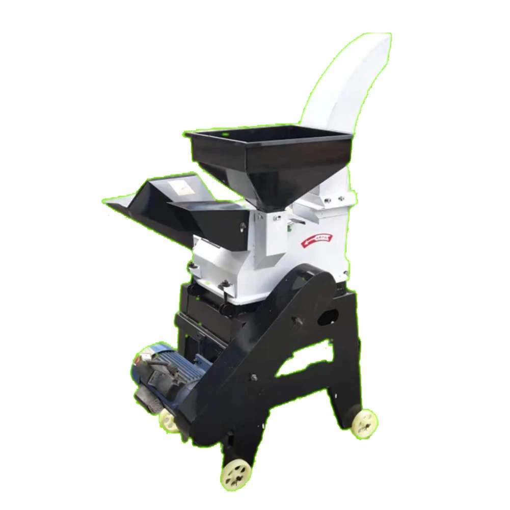 Straw Silage Machine Feed, Processing Machines Paddy Straw Cutting Grass Chopper Animal Feed Chaff Cutter Crusher Machine/