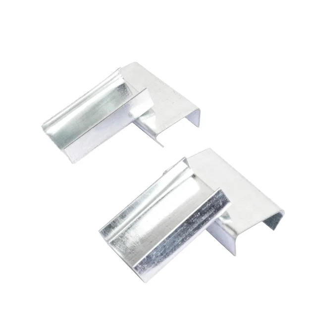 Galvanized steel strapping seal for packing metal buckles packing clip galvanized open style