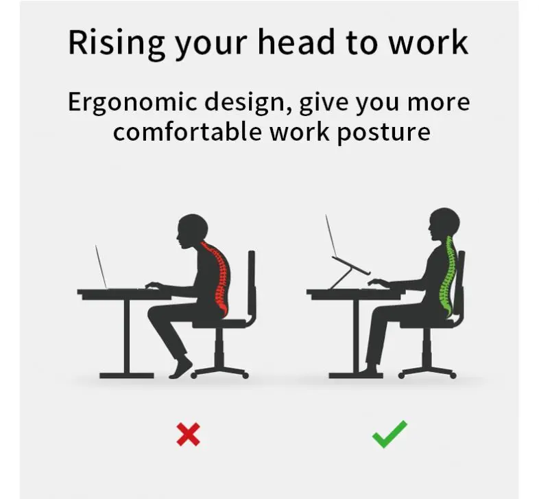 Metal Cool Adjustable Laptop Stand Suitable For 11-17.3 Inch Laptops