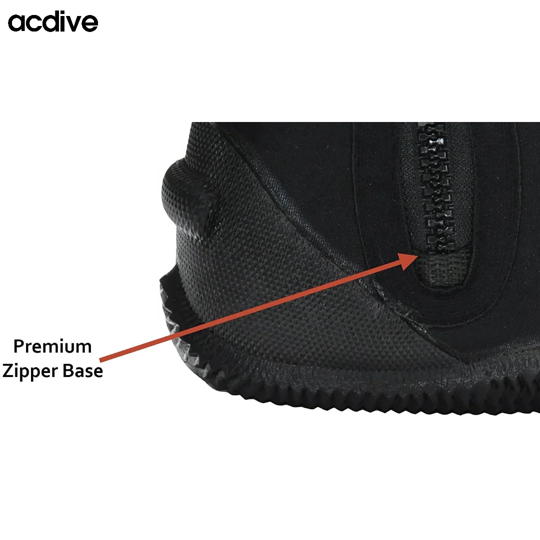 Popular 5mm Durable Vulcanized Neoprene Surfing Diving Fishing Adult Water Sports Anti-Slip Thermal Boot