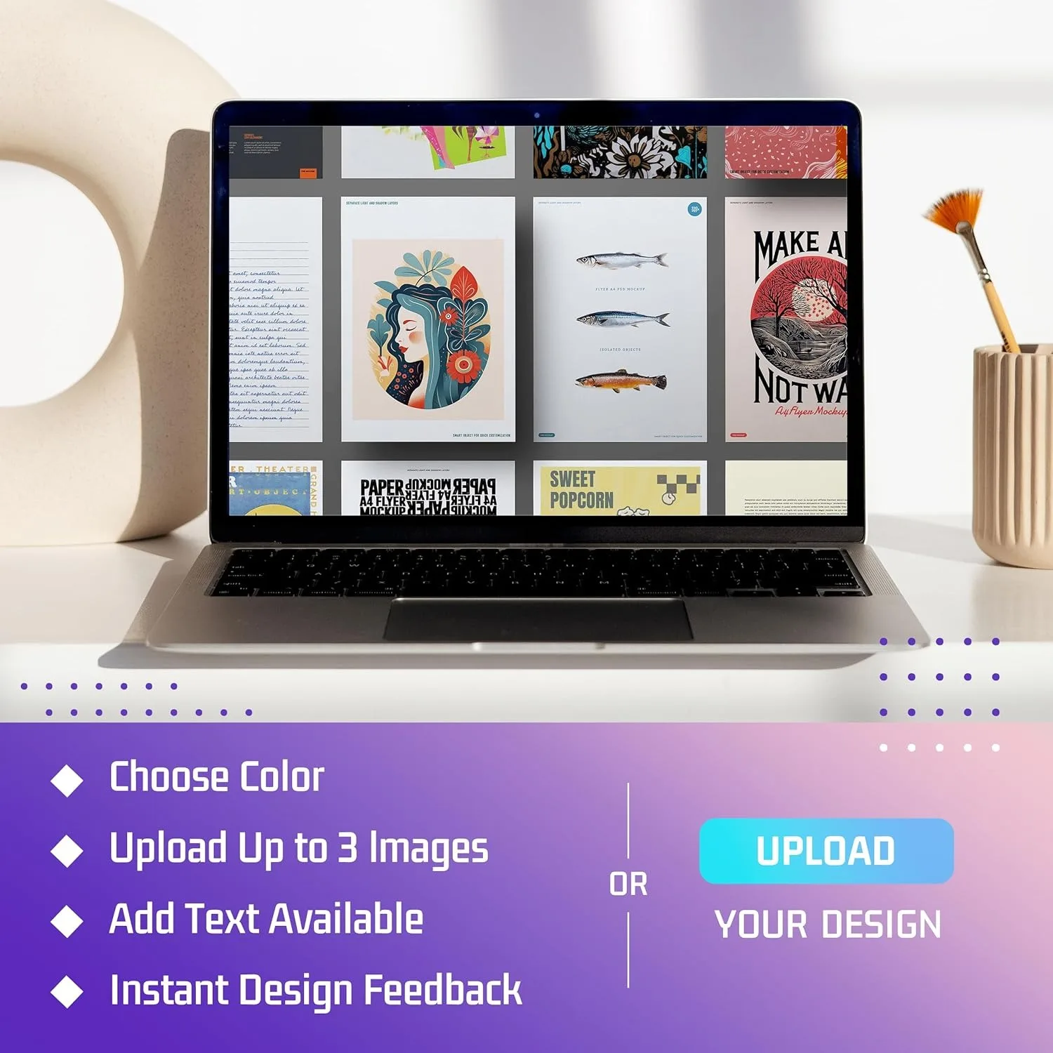 BIGIMAGE Wholesale Custom Printed Wall Art Poster Color Advertising Photo Movie Music Business Film Kraft Paper Cardboard