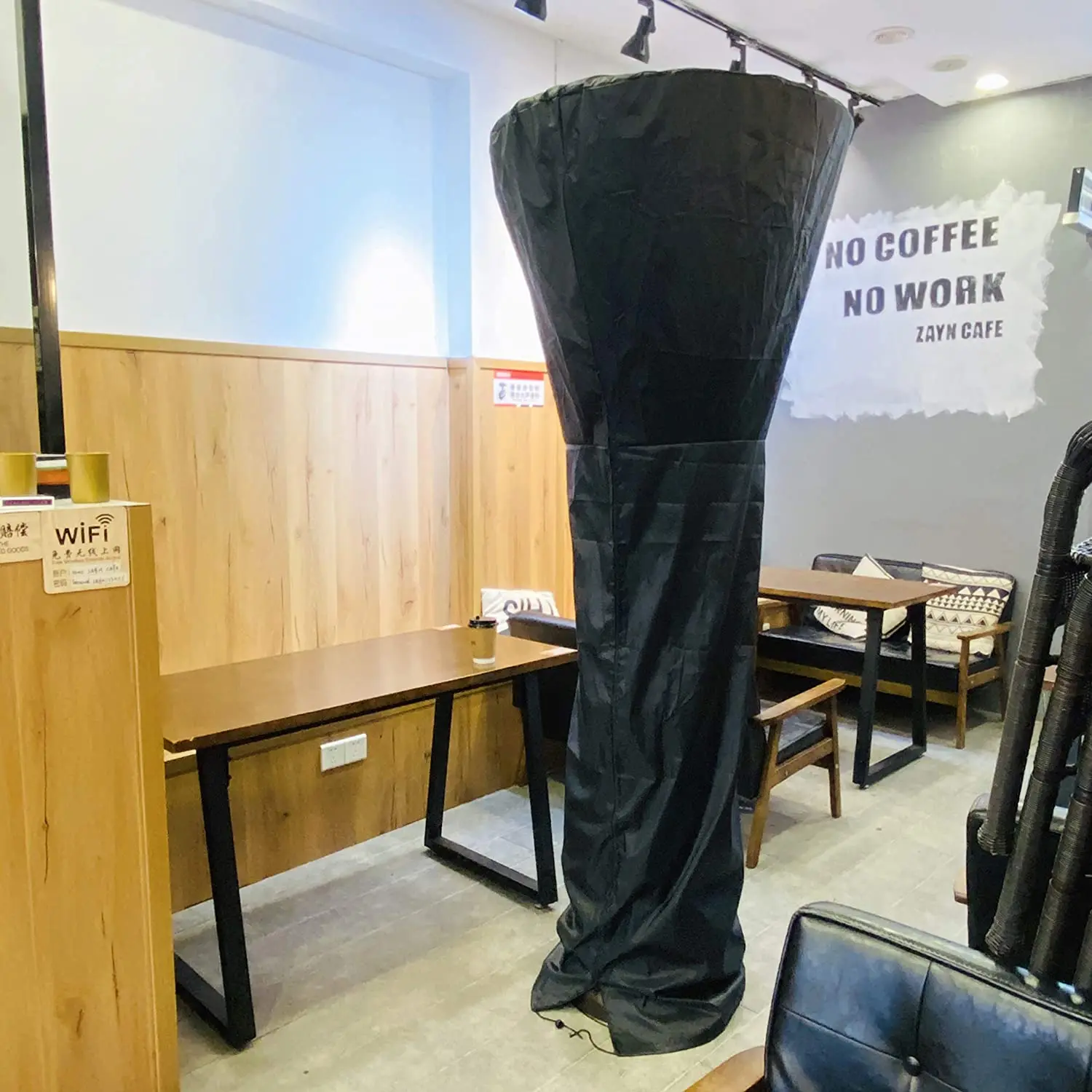 Fits Most Round Standup Patio Heaters Outdoor Heater Cover Waterproof Cover for Patio Heater