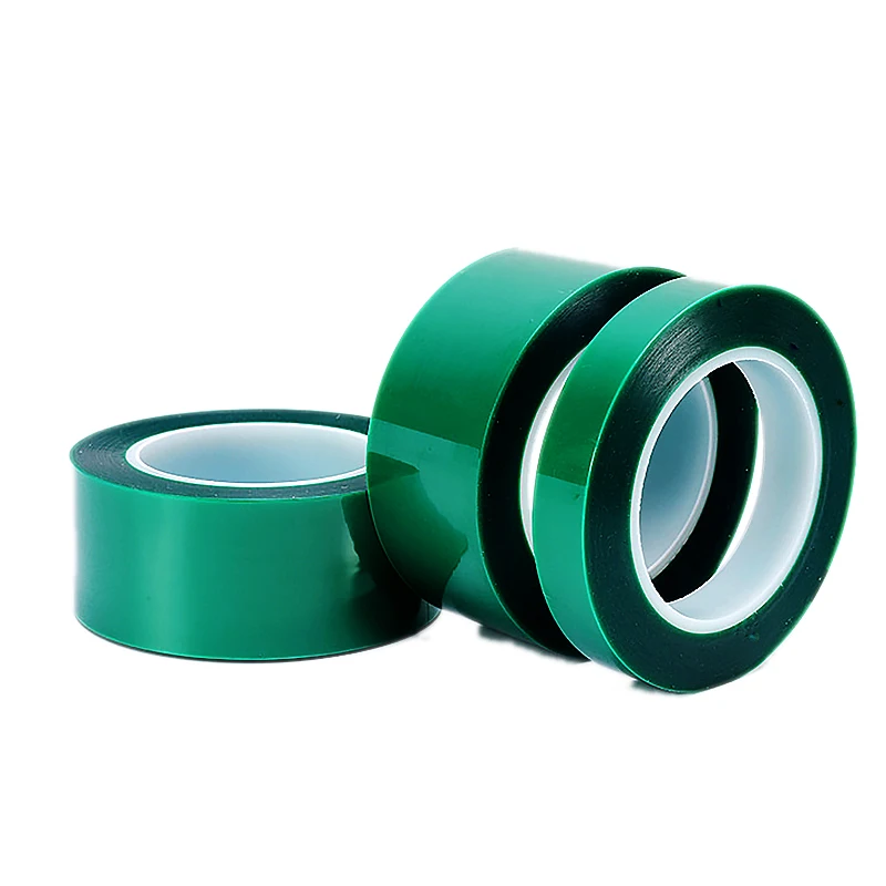 Pet Green Polyester Masking Tape with Silicone Adhesive for High Temperature Masking