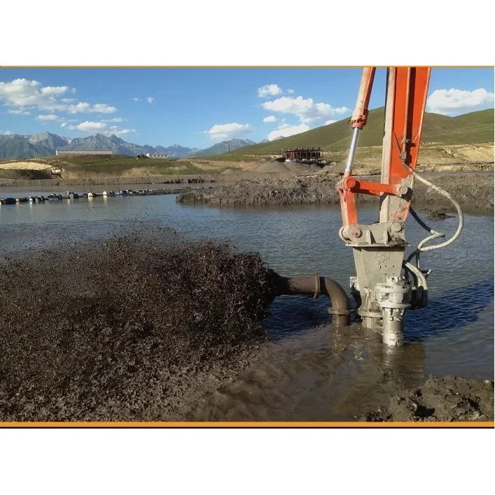 Hydraulic Mud Dredging Pump with 45m head for Crawler Excavators