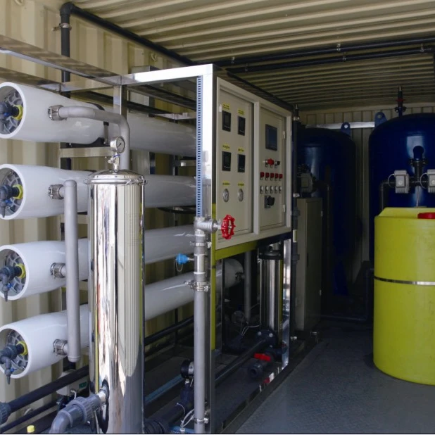 containerized sewage treatment plant recycling system for domestic and industrial waste water