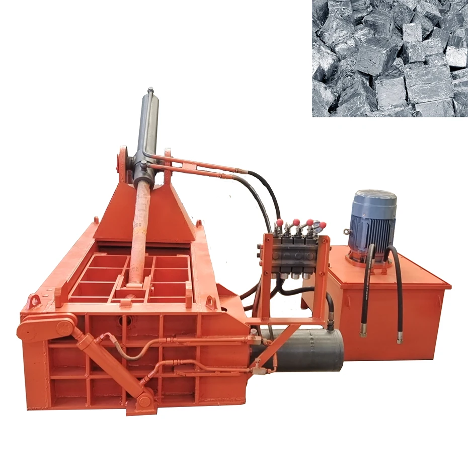 2024 Best Selling vertical baler machine textile baler machine card board compactor scrap metal crushing and briquetting machine