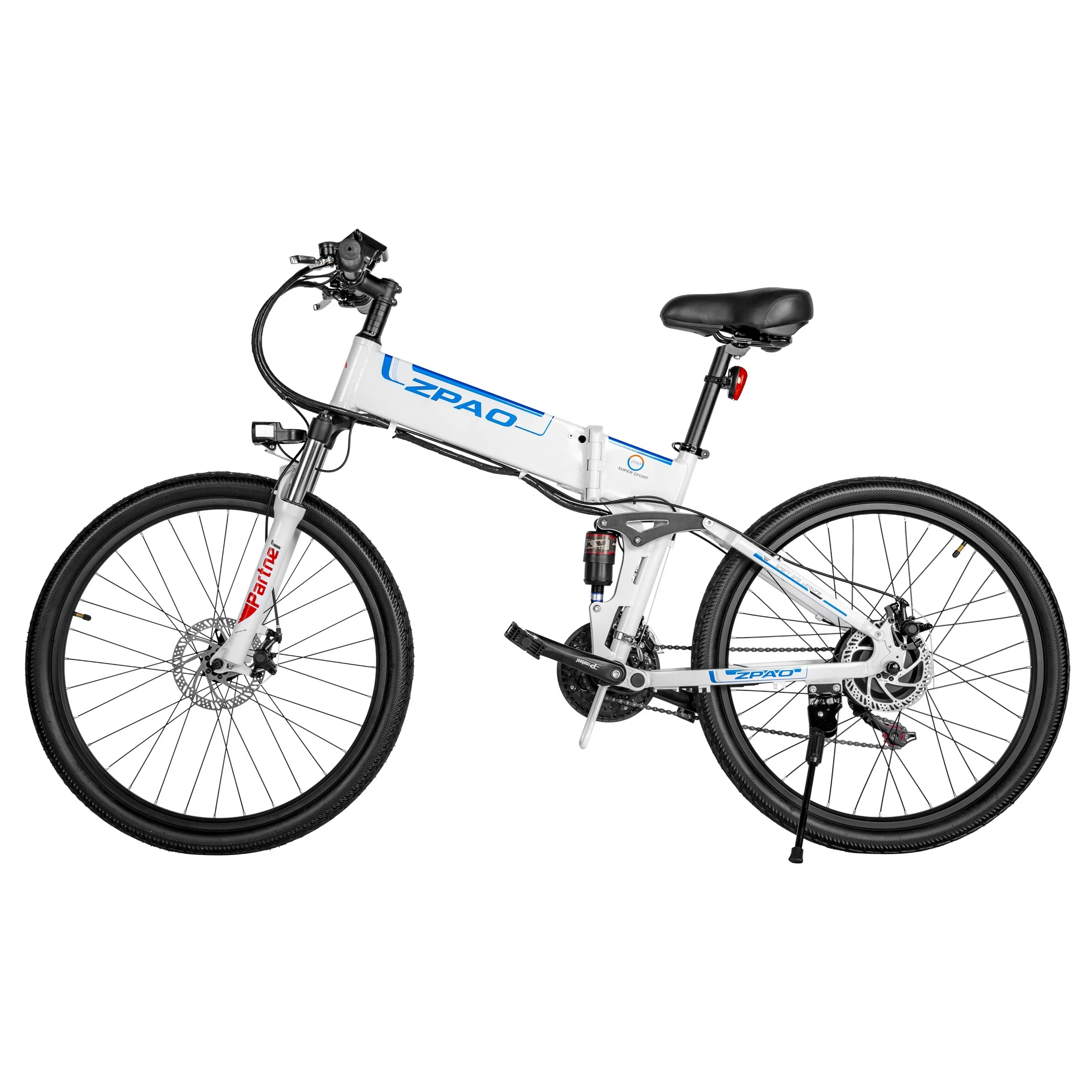 48V 500W Fast Speed Electric Sport Bikes Aluminium Alloy Frame Electric Sportbike Folding Bike Electric With Big LCD Display