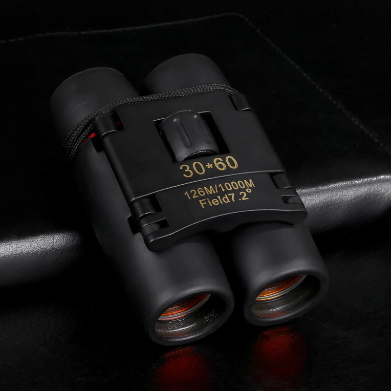 Telescope 30x60 Folding Binoculars with Low Light Night Vision for outdoor bird watching travelling hunting camping 1000m