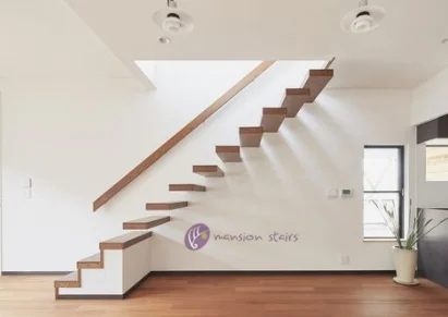 
Indoor Usage Wood Veneer Stairs 