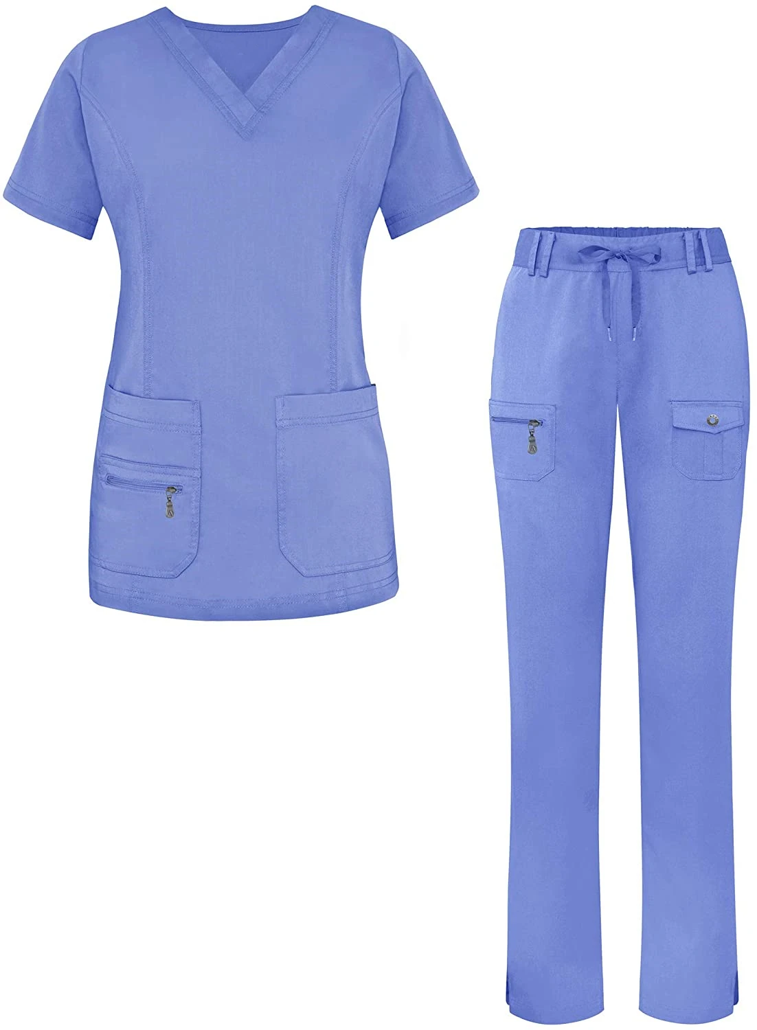 
2021 Wholesale Custom Medical Scrub Uniformsclinic Medical Petite Scrubs Spandex Scrub Shirt Medical Hospital 