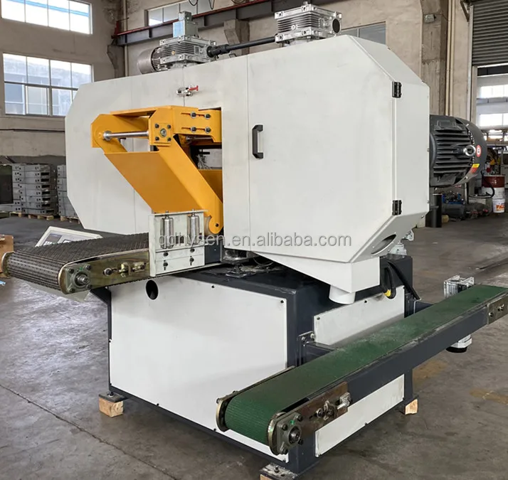 HYSEN Industrial woodworking horizontal band saw wood cutting band sawmill machine for sale