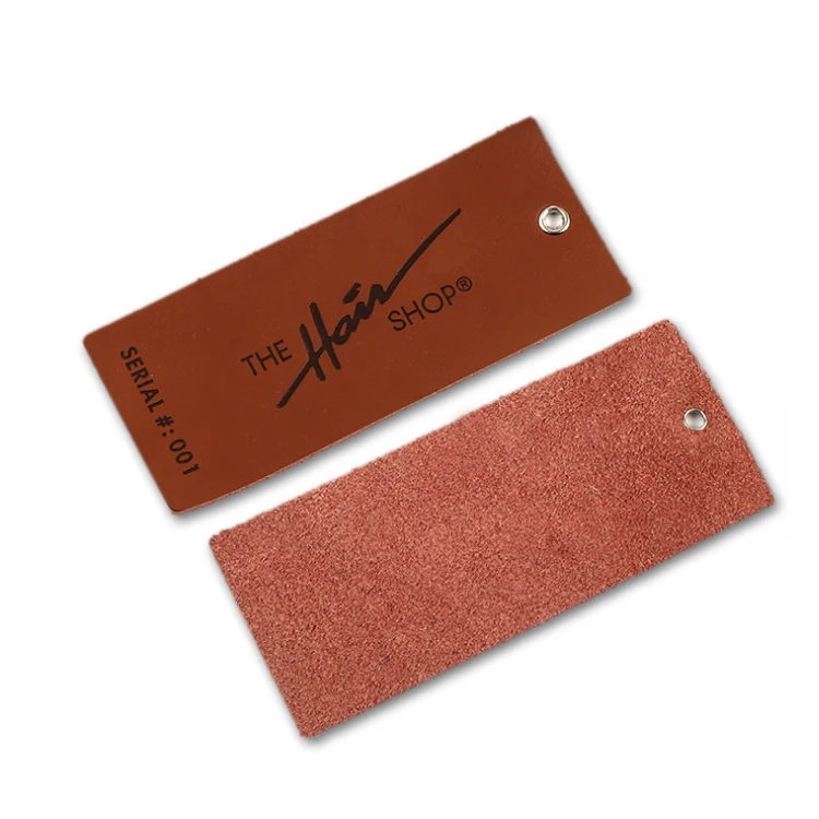 
Clothing Accessories Factory Custom Garment Genuine Real Leather Labels Patches for Garment 