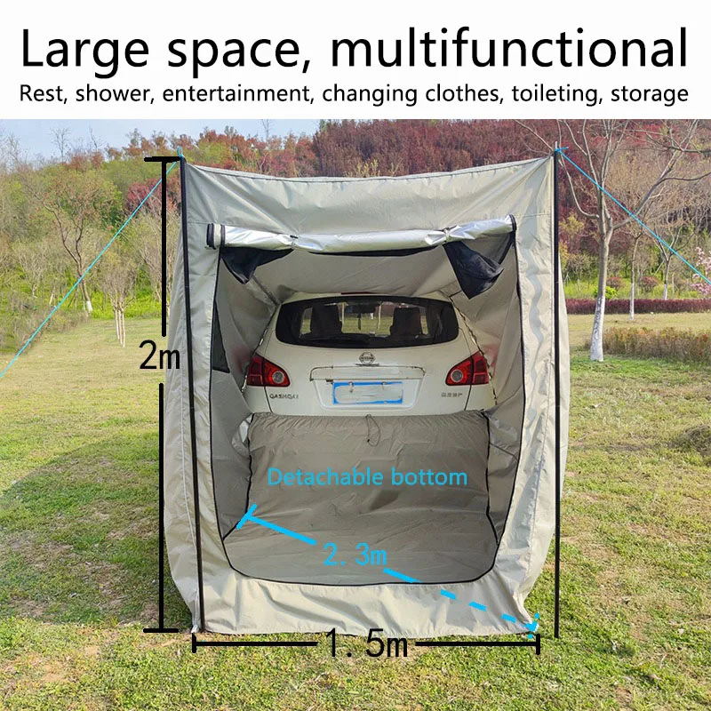 Cross border Korean Hot Selling Multi functional Car Rear Roof Extension Outdoor Camping Tent
