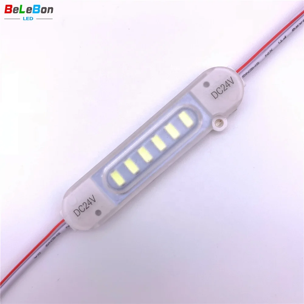 2020 waterproof brightness DC12V DC24V 6leds car LED light truck module 1.6W good price for car