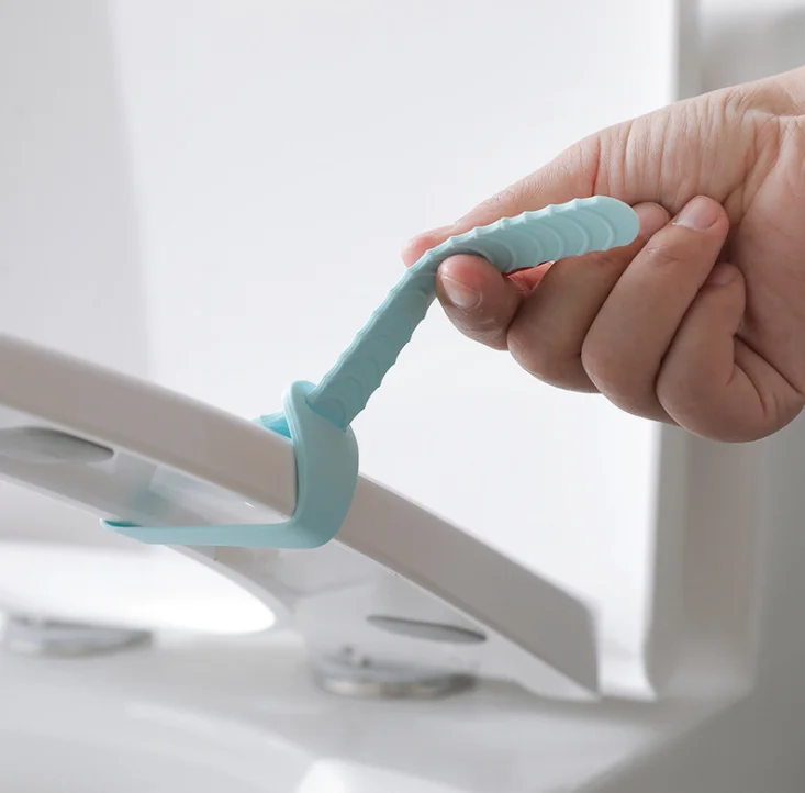 Новая ручка для подъема сиденья унитаза, удобные аксессуары для сиденья унитаза, гигиеническая ручка для защиты от грязи