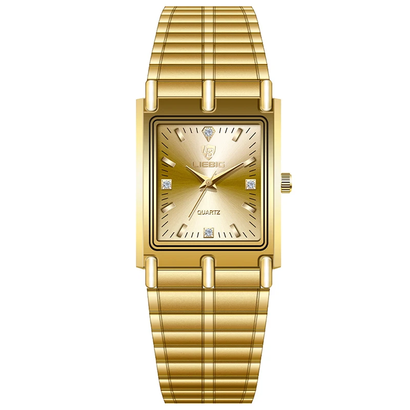 2023 Hot Quartz Couple Wristwatch Waterproof Stainless Steel Band Luxury Watches for Women and Men