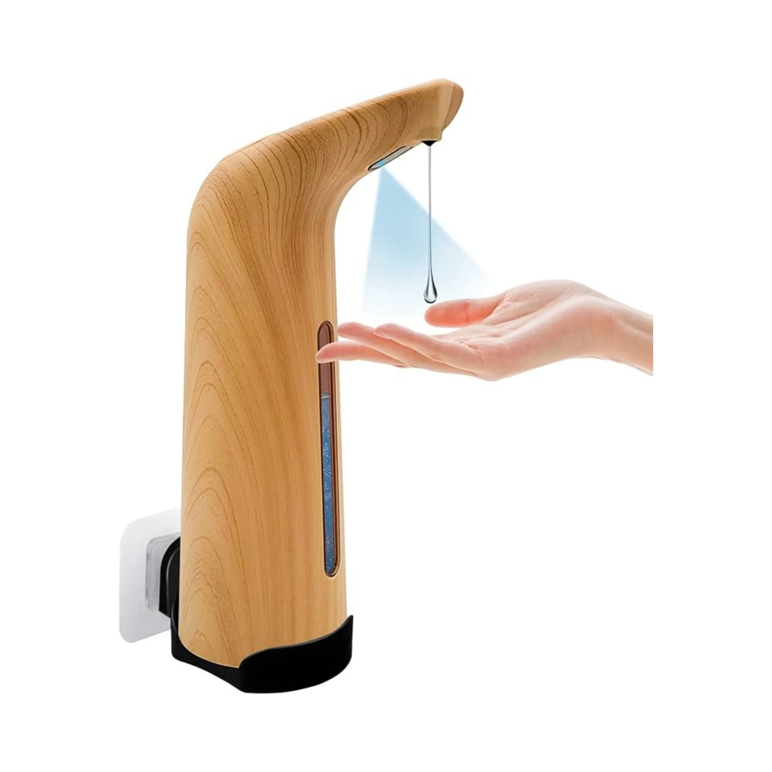 Wood automatic soap dispenser motion sensor with IR, automatic soap dispenser non-contact