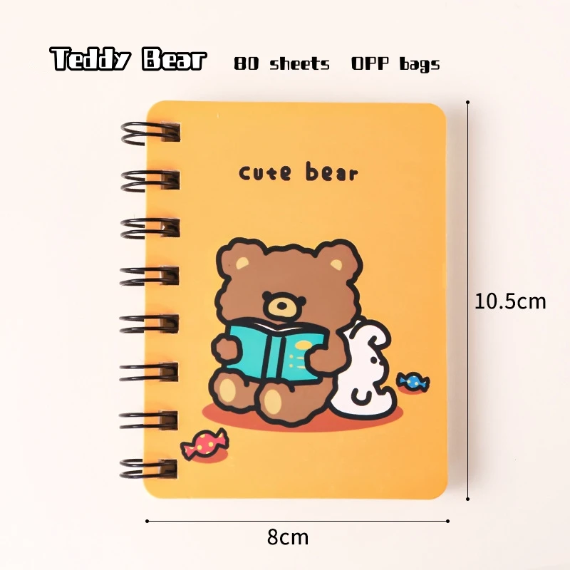 kawaii stationery wholesale pocket notepads customizable portable mini spiral notebook