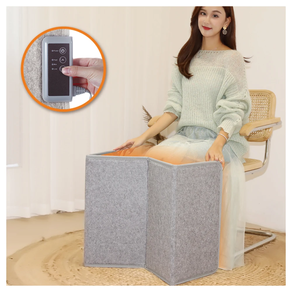 infrared foldable heater panel Under Desk warmer foot leg body powerfrugal AC heating pads heat foot warmer electric foot heater