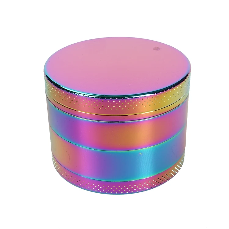 Wholesale Customer Zinc alloy metal material portable cylinder herb wood tobacco leaf herb grinder tobacco
