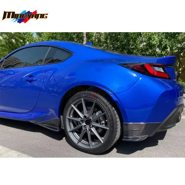 Upgrade Kit Accessories STI Carbon Fiber Front Lip Fender Trim Side Skirt Wrap Angle For 2022 Subaru BRZ