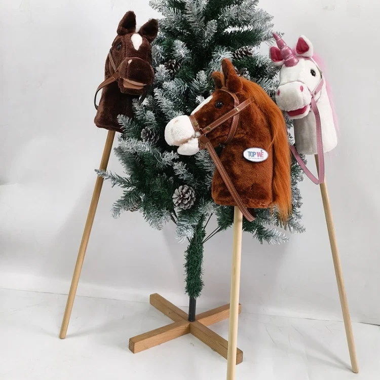 Toy Hot Sale High Quality Plush Hobby Horse Stick Horse Toy For Kids