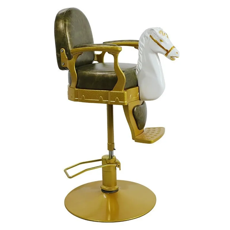 Kids Cartoon Children Comfortable Rotate Hydraulic Hair Cutting Beauty Salon Massage Hair Salon Chairs Barber Chair