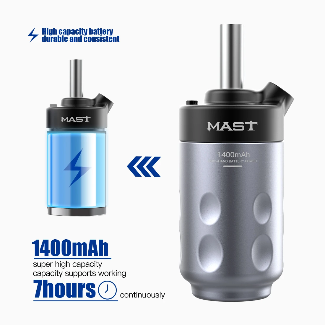 Wholesale Mast Hand Controller Wireless Tattoo Battery Grip for Cartridges Needles Tattoo Machine
