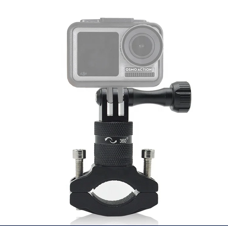 Universal Cycling Go pros Heros 5 Session/5/4 Action Camera Aluminum 360 Rotation Bike/Bicycle Hander Mount Holder Clamp Bracket