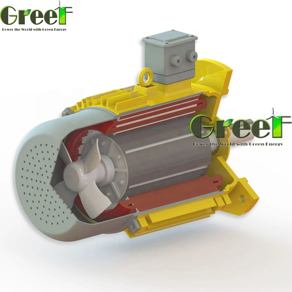 HOT! 150KW 250KW 500KW Low Speed Permanent Magnet Generator for Grid Tie System