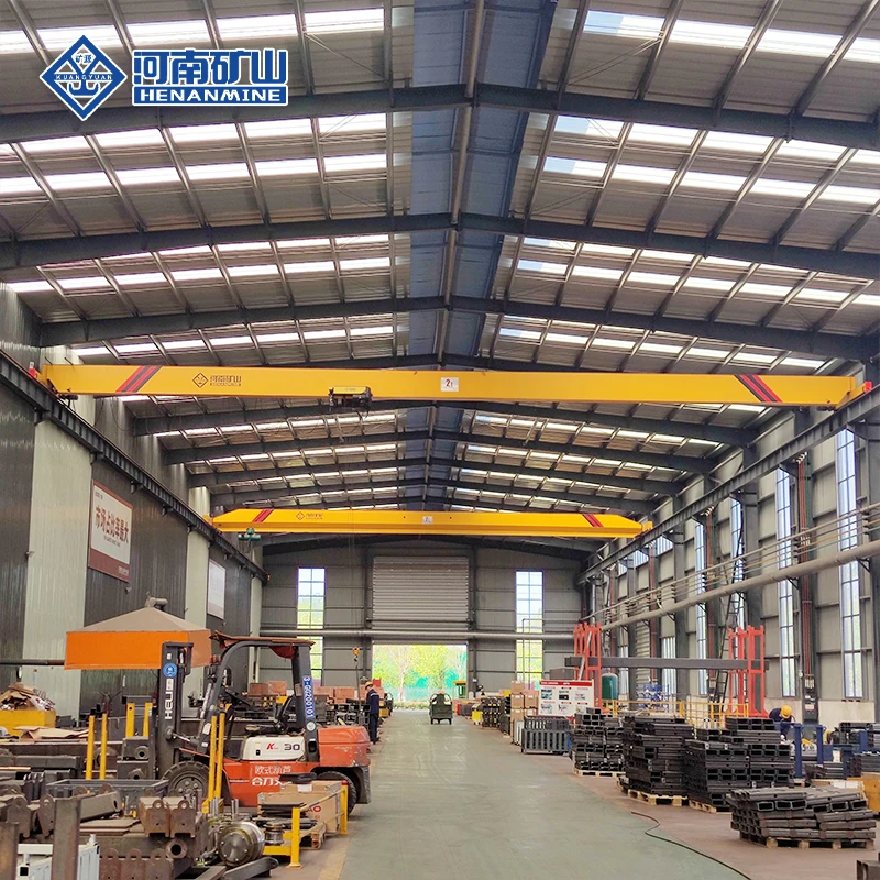 Henan Mine single girder European bridge crane 5 ton for warehouse