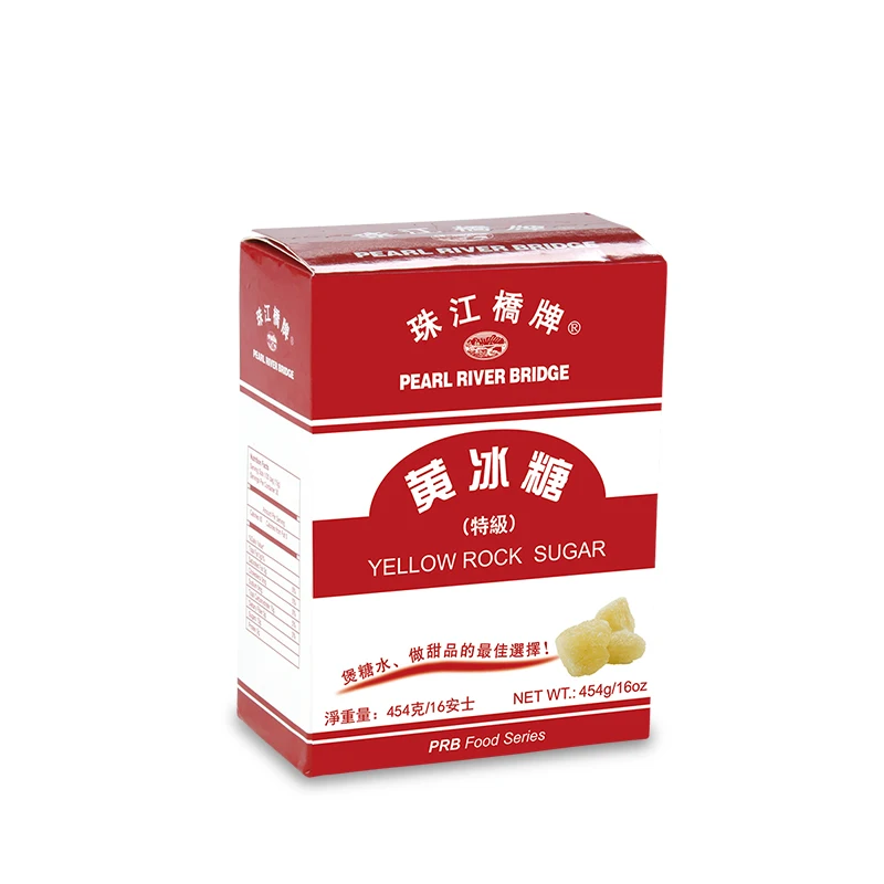 Лидер продаж, заводская цена, OEM, Сладкий Жемчужный речной мост, 454 г, бумажная коробка, желтый сахар