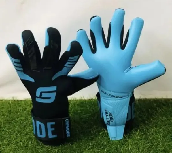 Customized Professional Competition Soccer Goalkeeper Gloves German Latex Silk OEM PVC Football Logo Packing Color Printing Type