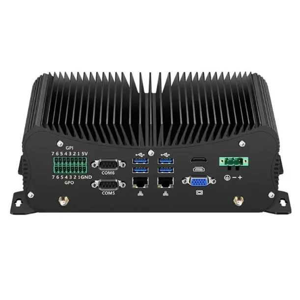 6com and GPIO fanlessindustrial embedded computer I5 / I7 CPU industrial box pc