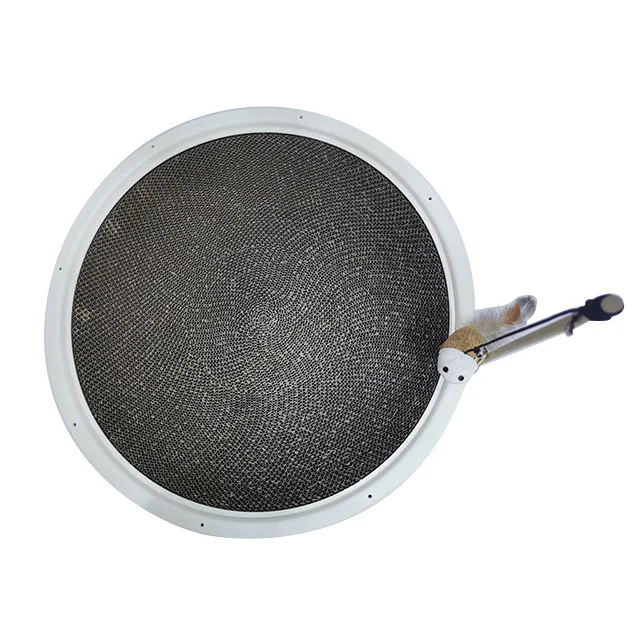 cardboard cat claw grinder with plastic shell funny cat stick