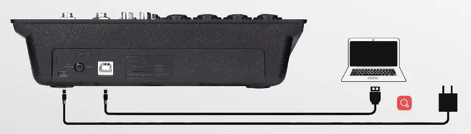 Профессиональный цифровой звуковой миксер 8 каналов USB аудио синяя зубная консоль миксер/цифровой