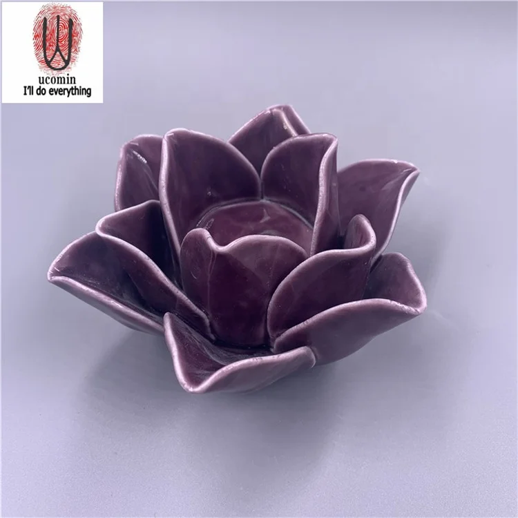 
BUY 2 GET 1 FREE Original New Amazon round ceramic handmade flower candlestick 