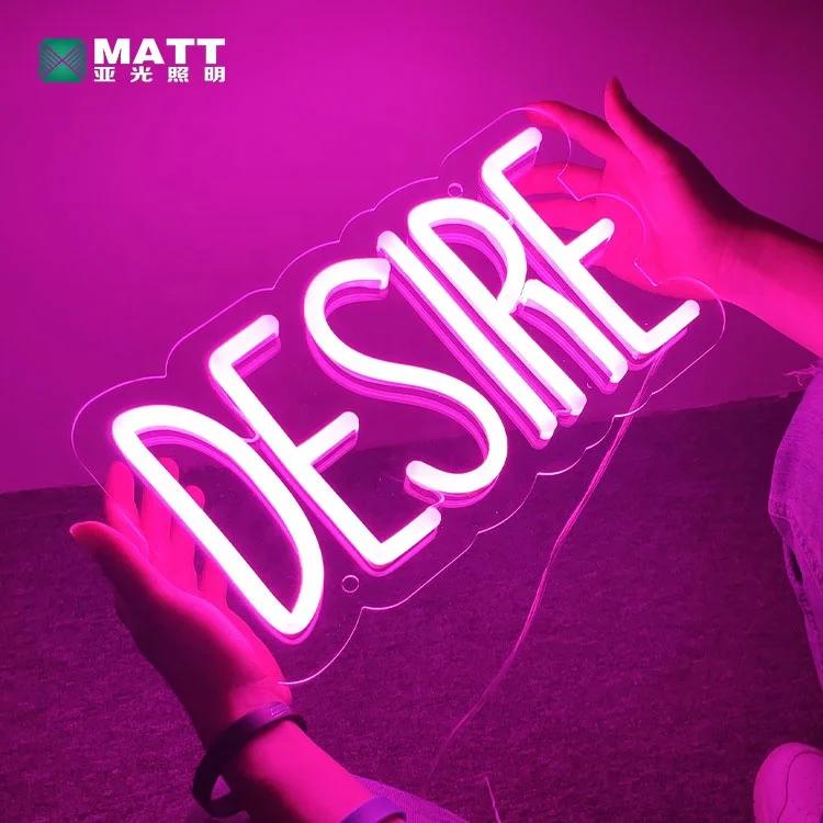 Matt Ready to Ship home decor game room gift personal custom led letters lights Too glam to give a damn Neon Sign