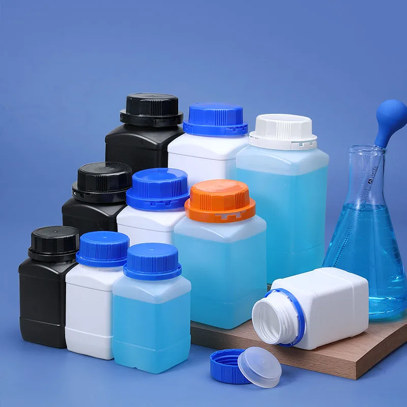 250ml 500ml 1000ml Wide-mouth chemical solid reagent bottle with inner cap