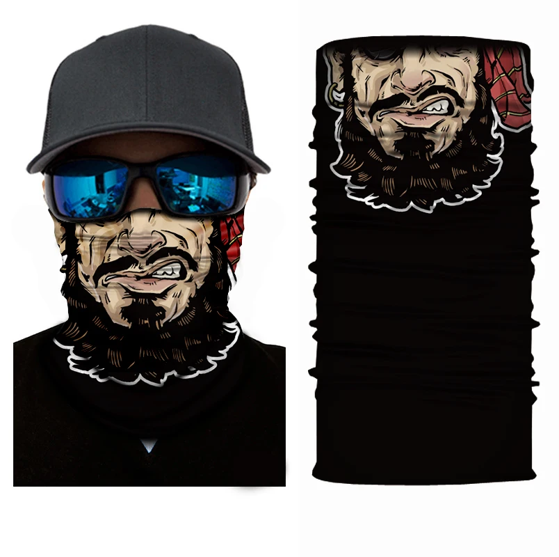 
Promotion Skull Wholesale Custom multifunctional Seamless tube bandana motorcycle 