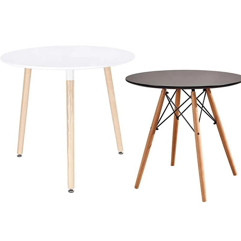 White Chinese Restaurant Round Table Furniture Round Dinning Table Set Coffee Side Table Living Room Furniture