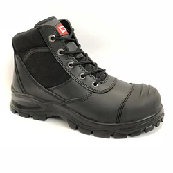 Comfortable Industrial Work Time Safety Shoes Industries Manufacturers Men Leather Safety Shoes For Workers